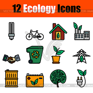 Ecology Icon Set - vector clip art