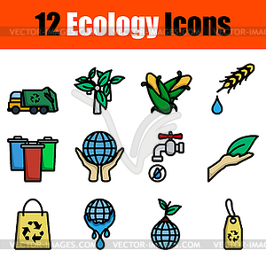 Ecology Icon Set - vector clipart