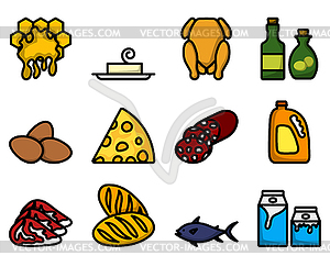 Food Icon Set - vector clip art