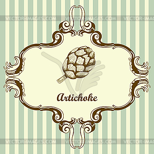 Artichoke Icon - vector clipart