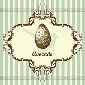 Avocado Icon - vector clip art
