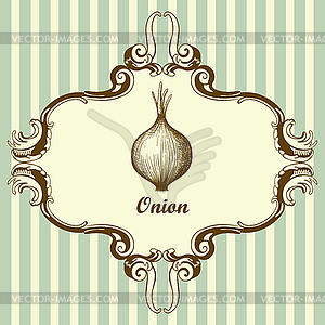 Onion Icon - vector image