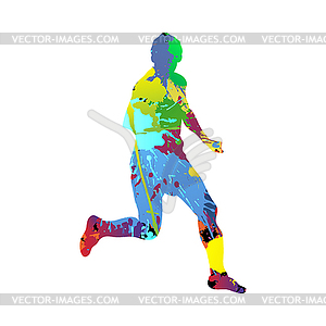 Soccer (Football) Player Silhouette - vector image