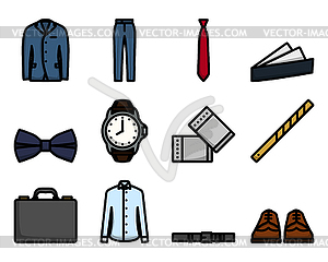 Clothes Icon Set - vector clipart