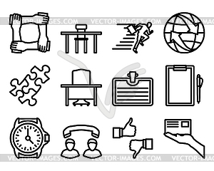 Business Icon Set - vector clipart