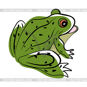 Doodle Sketch Frog - stock vector clipart