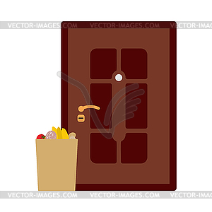 Food Delivery Icon - vector clip art