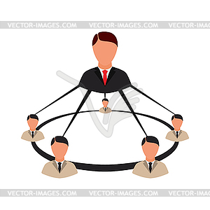 Business Team Icon - vector image