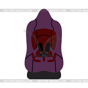 Baby Car Seat Icon - vector image