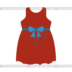 Baby Girl Dress Icon - vector clipart