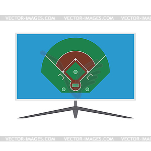 Baseball Tv Translation Icon - vector EPS clipart
