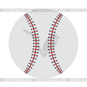 Baseball Ball Icon - vector clipart