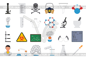 Chemistry Icon Set - vector clipart