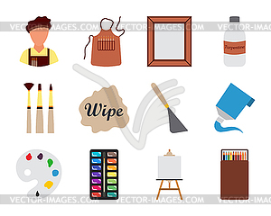 Art Icon Set - vector clip art