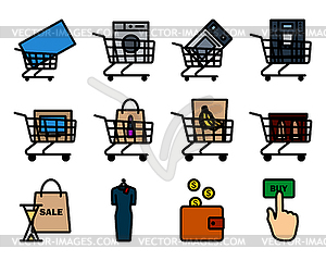 Sale Icon Set - vector image