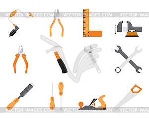 Tools Icon Set - vector image