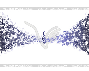 Very Peri Musical Design - vector image