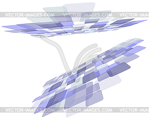 Checkered Techno Background - vector clipart