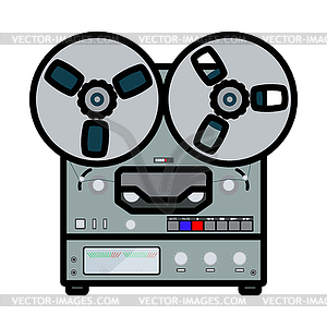 Reel Tape Recorder Icon - vector clip art