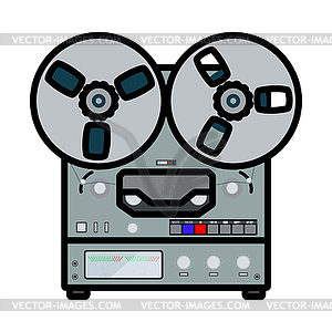 Значок магнитофона Reel - клипарт в векторном формате