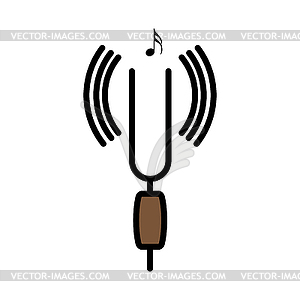 Tuning Fork Icon - vector image