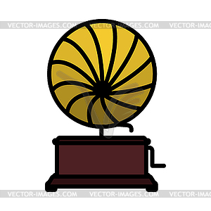 Gramophone Icon - vector clipart