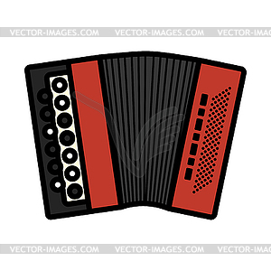 Accordion Icon - vector clip art