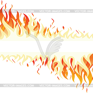 Cartoon Fire Flame - vector clip art