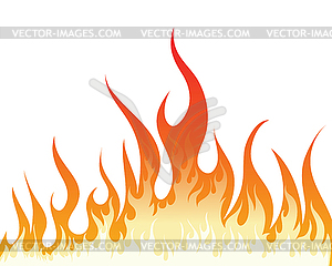 Cartoon Fire Flame - vector clipart