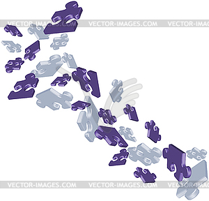 Puzzle Concept - vector clipart