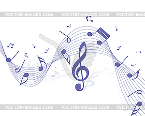 Very Peri Musical Design - vector clipart