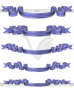 Ribbon Set - vector clipart