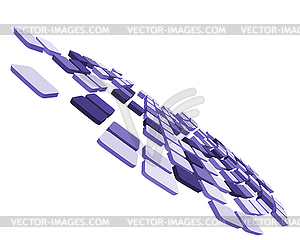 Futuristic Grid Business Background - vector clipart / vector image