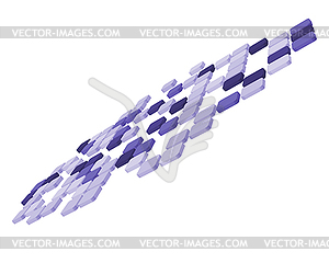 Futuristic Grid Business Background - vector clip art