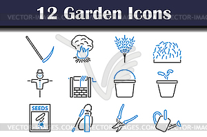 Garden Icon Set - vector image