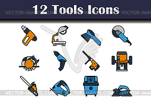 Tools Icon Set - vector clipart