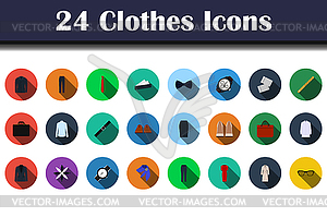 Clothes Icon Set - vector clip art