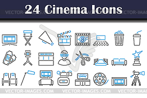 Cinema Icon Set - vector clip art