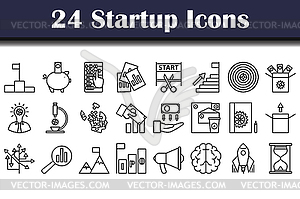 Startup Icon Set - vector clip art