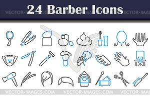 Barber Icon Set - vector clipart