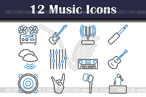 Music Icon Set - vector clip art