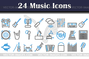 Music Icon Set - vector clipart