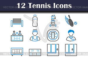 Tennis Icon Set - vector image