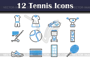 Tennis Icon Set - vector image