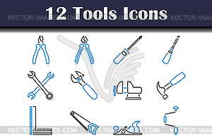 Tools Icon Set - vector clipart