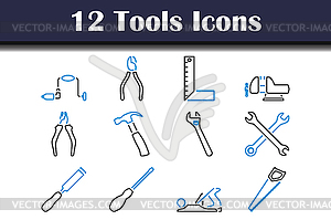 Tools Icon Set - vector image