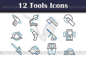 Tools Icon Set - vector image