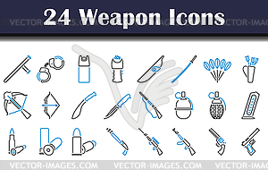 Weapon Icon Set - vector clip art