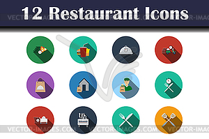 Restaurant Icon Set - vector clipart