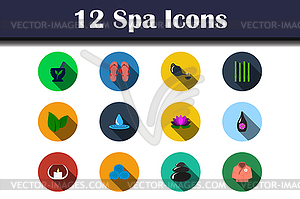 Spa Icon Set - vector image